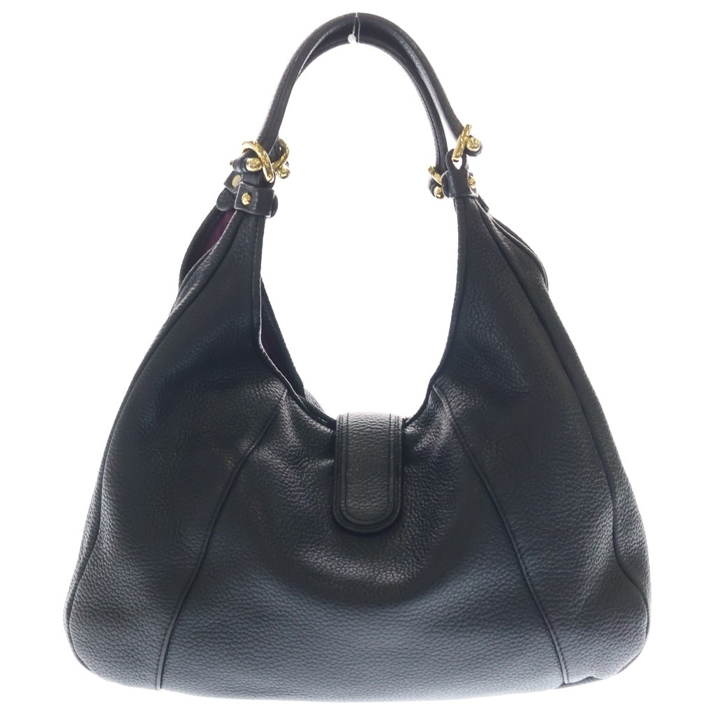 LOEWE(ロエベ) カリエ ホーボーバッグ ハンドバッグ ブラック レザー ゴールド金具 レディース