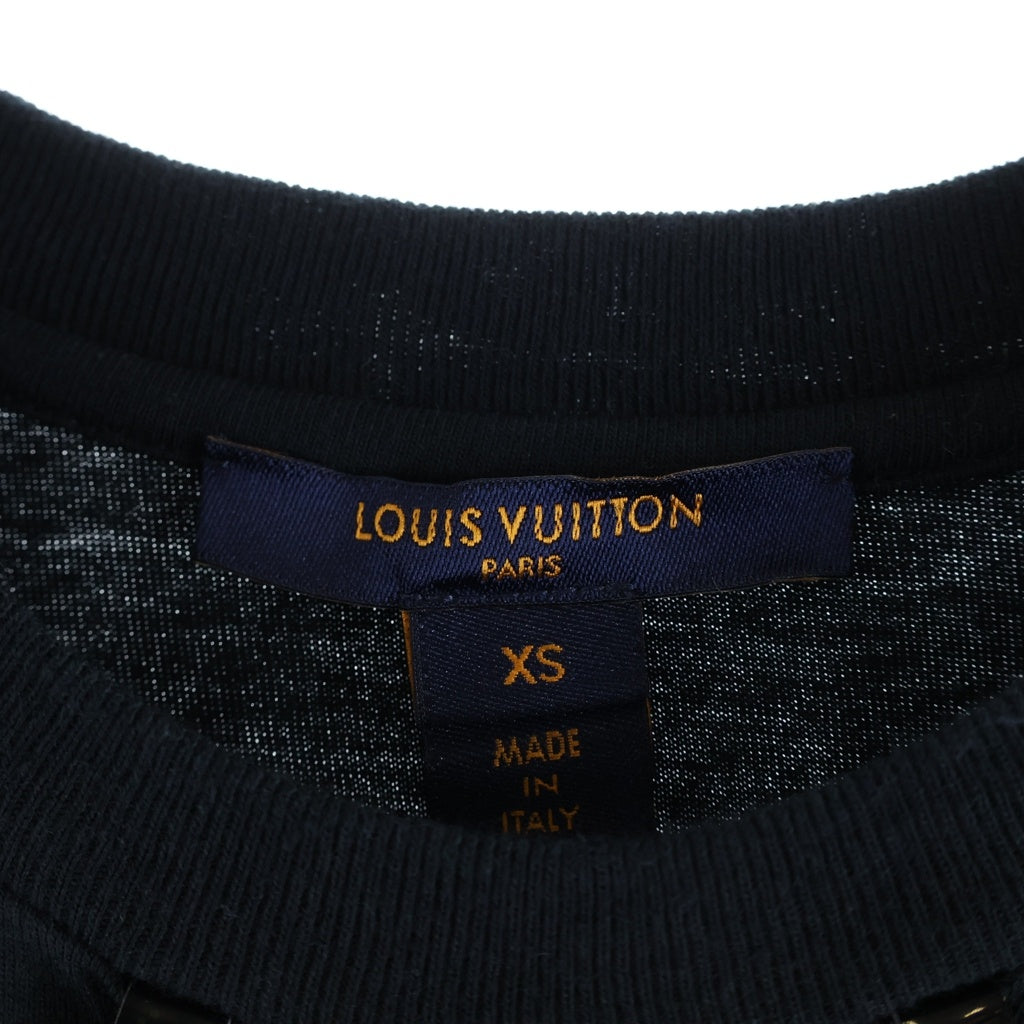 LOUIS VUITTON(ルイヴィトン) ロゴプリント 半袖Tシャツ カットソー ブラック FJTS18TXP レディース