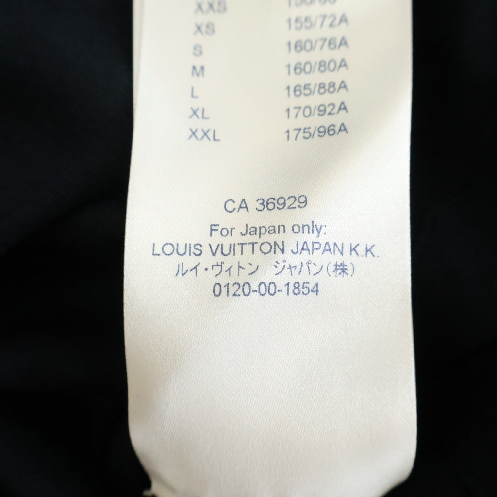 LOUIS VUITTON(ルイヴィトン) 19SS サイドストラップ 半袖Tシャツ カットソー ブラック RW191W JG2 FGTS03 レディース