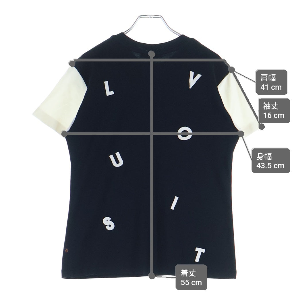 LOUIS VUITTON(ルイヴィトン) ロゴ刺繍 チェーン 半袖Tシャツ