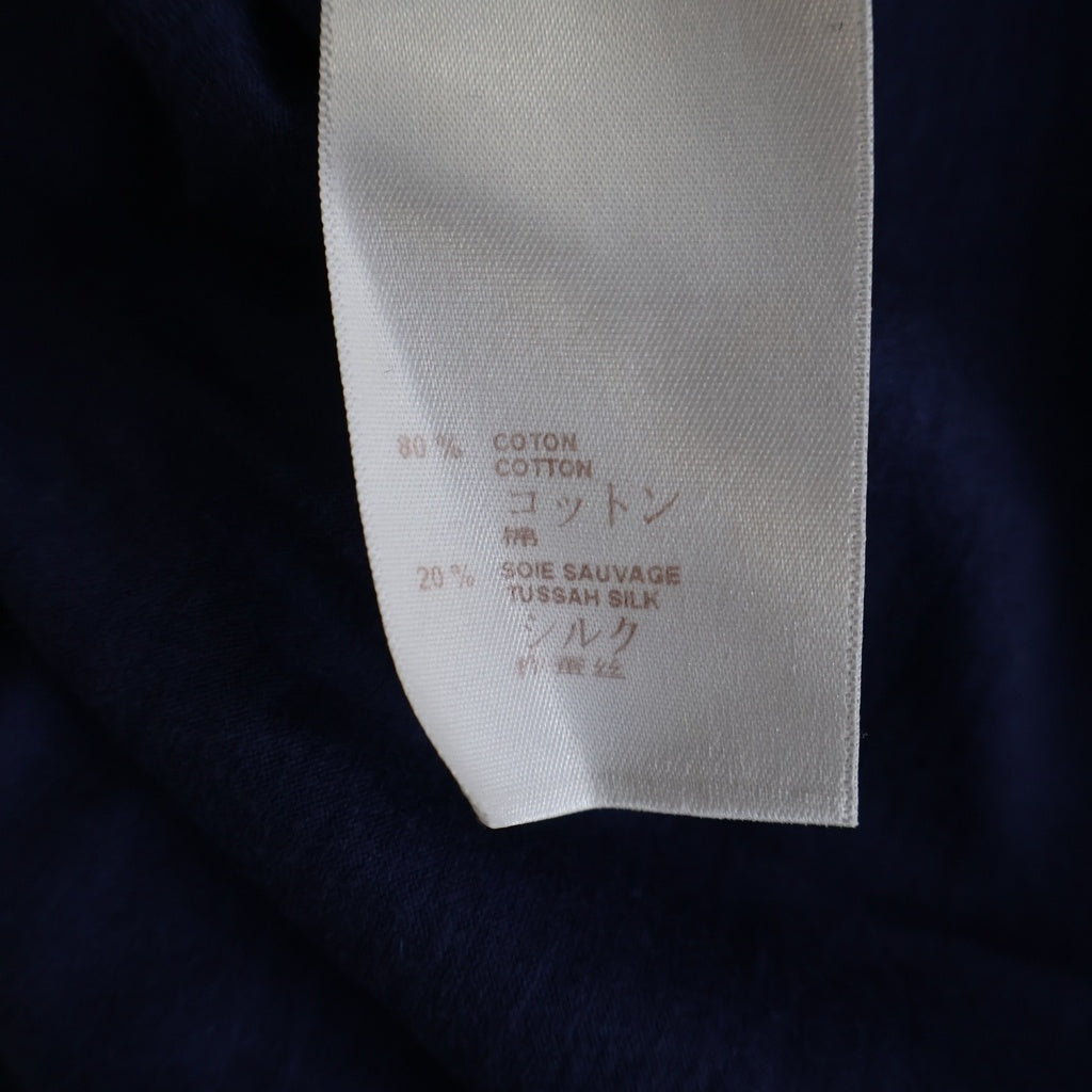 LOUIS VUITTON(ルイヴィトン) 14AW ロゴプリント ロングスリーブ 長袖Tシャツ カットソー ネイビー RM142M H6Y 12WJDY