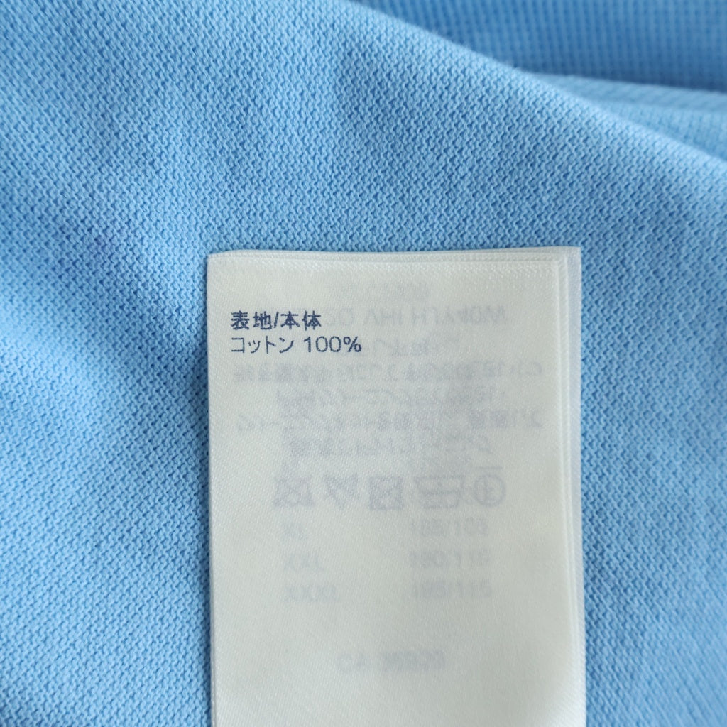 LOUIS VUITTON(ルイヴィトン) 21AW ハーフダミエ 鹿の子 クルーネック 半袖Tシャツ カットソー ライトブルー RM212Q VHI HJY40W