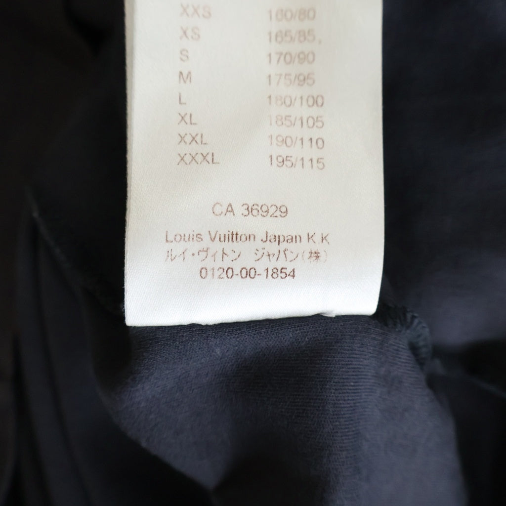 LOUIS VUITTON(ルイヴィトン) 16SS サークル ロゴプリント 半袖Tシャツ カットソー ホワイト/グレー RM161M CMS H9Y04W