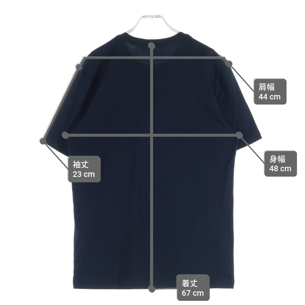 LOUIS VUITTON(ルイヴィトン) 15SS モノグラム チェック柄ポケット 半袖Tシャツ カットソー ネイビー RM151M H7Y20WCMS