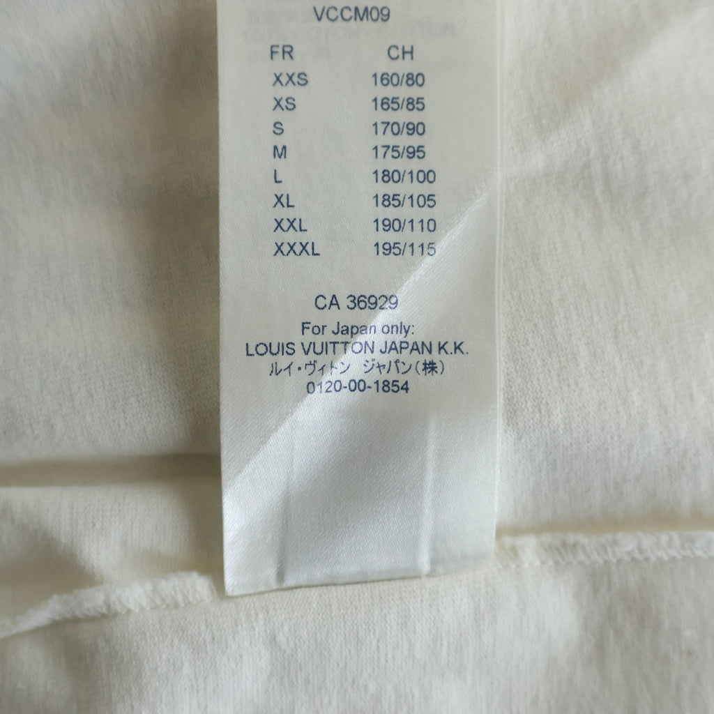 LOUIS VUITTON(ルイヴィトン) 19AW バックモノグラムフラワー プリント 半袖Tシャツ カットソー アイボリー RM192M NPL HHY07W