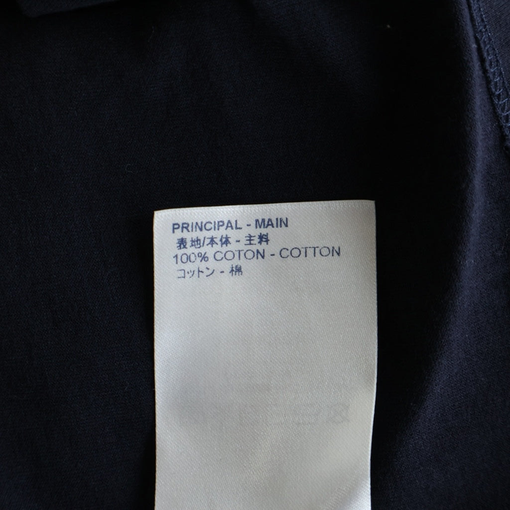 LOUIS VUITTON(ルイヴィトン) 18AW ロゴプリント パッチワーク 半袖Tシャツ カットソー ネイビー RM182M FMB HFY06W