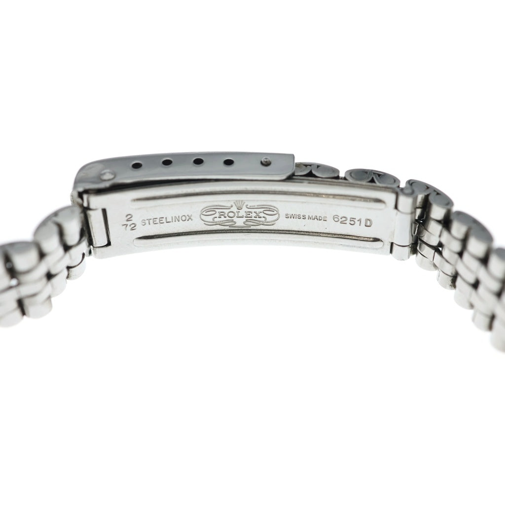 ROLEX(ロレックス) オイスターパーペチュアルデイト SS/AT ステンレス オートマ 自動巻き 腕時計 6916 シルバー文字盤 レディース