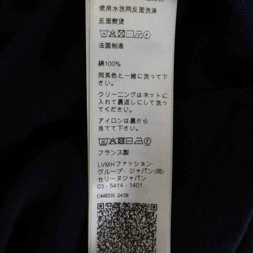 CELINE(セリーヌ) トリオンフ ロゴ刺繍 半袖ポロシャツ ネイビー 2X75H0ZWR