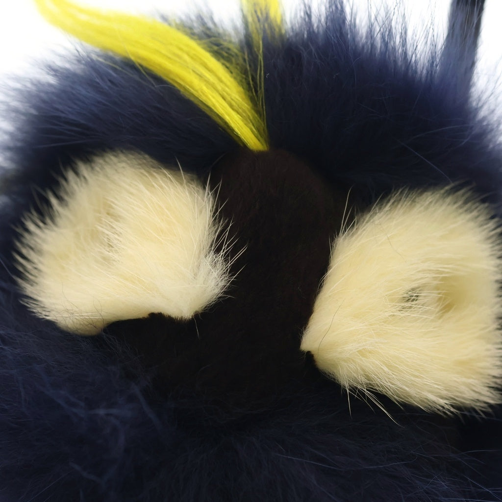 FENDI(フェンディ) バグズモンスター バッグチャーム ストラップ ネイビー/イエロー