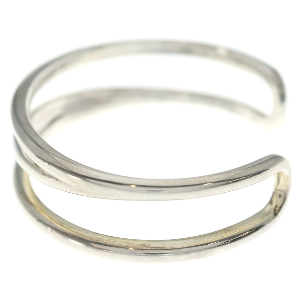 TIFFANY & Co.(ティファニー) VINTAGE Diagonal Bangle オープンダイアゴナルバングル ブレスレット シルバー