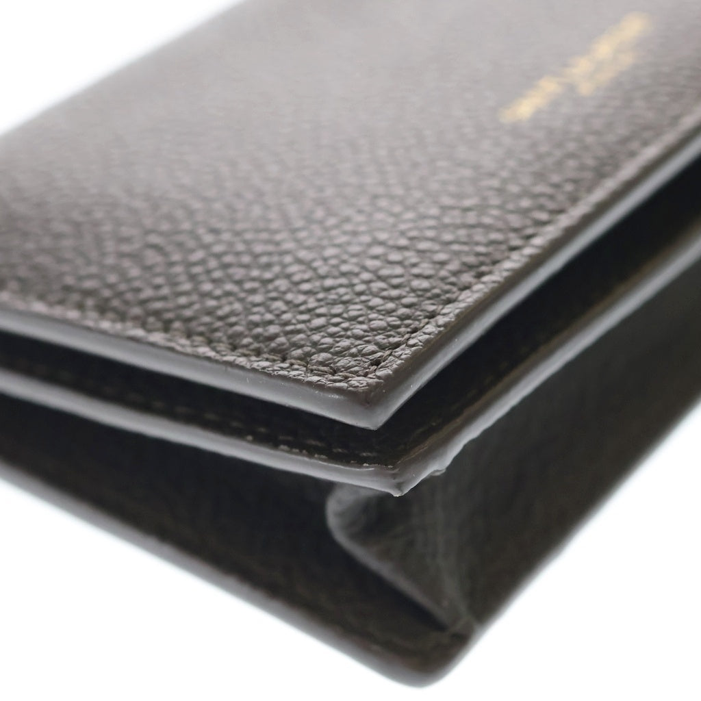 SAINT LAURENT PARIS(サンローランパリ) カードケース レザー 名刺入れ グレー 468994
