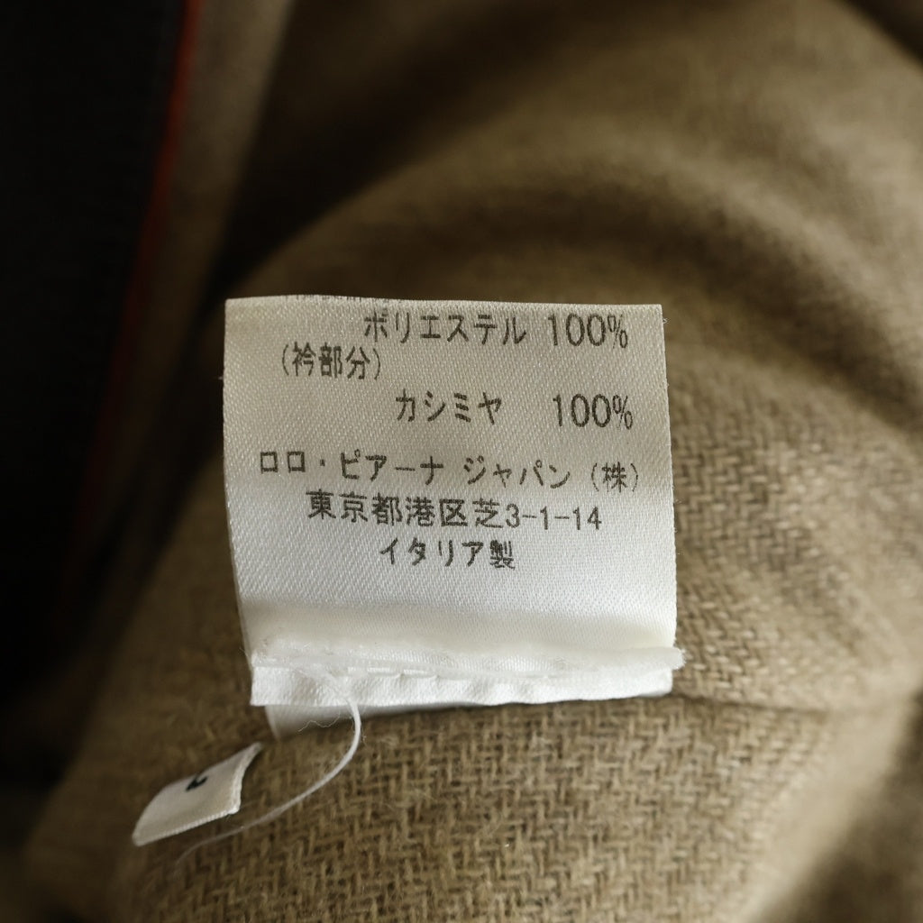 Loro Piana(ロロピアーナ) Deerskin Leather Jacket 鹿革 レザージャケット ジップアップ riri 裏地カシミヤ イタリア製 ブラウン