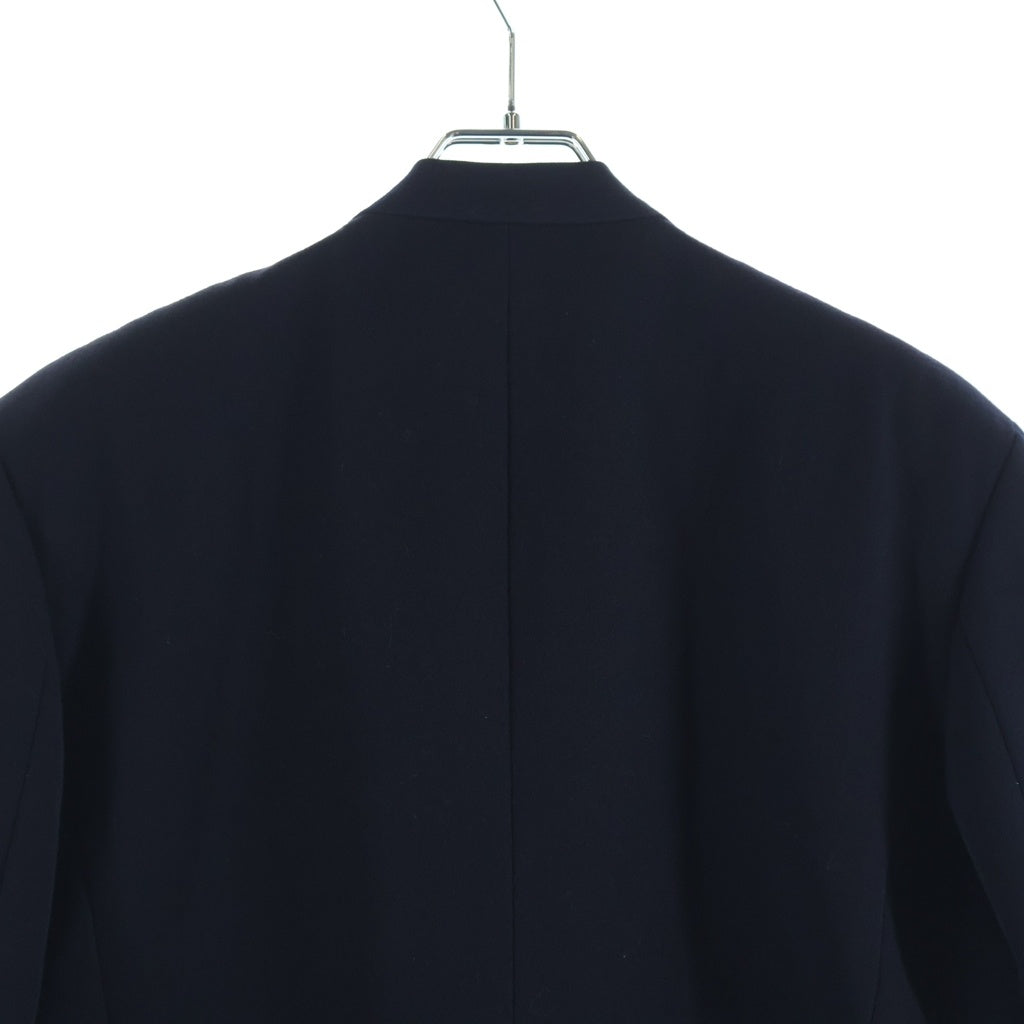 COMME des GARCONS(コムデギャルソン) 88AW archive 裾ベロア切り替え テーラードジャケット AD1988 GJー05071M ネイビー レディース