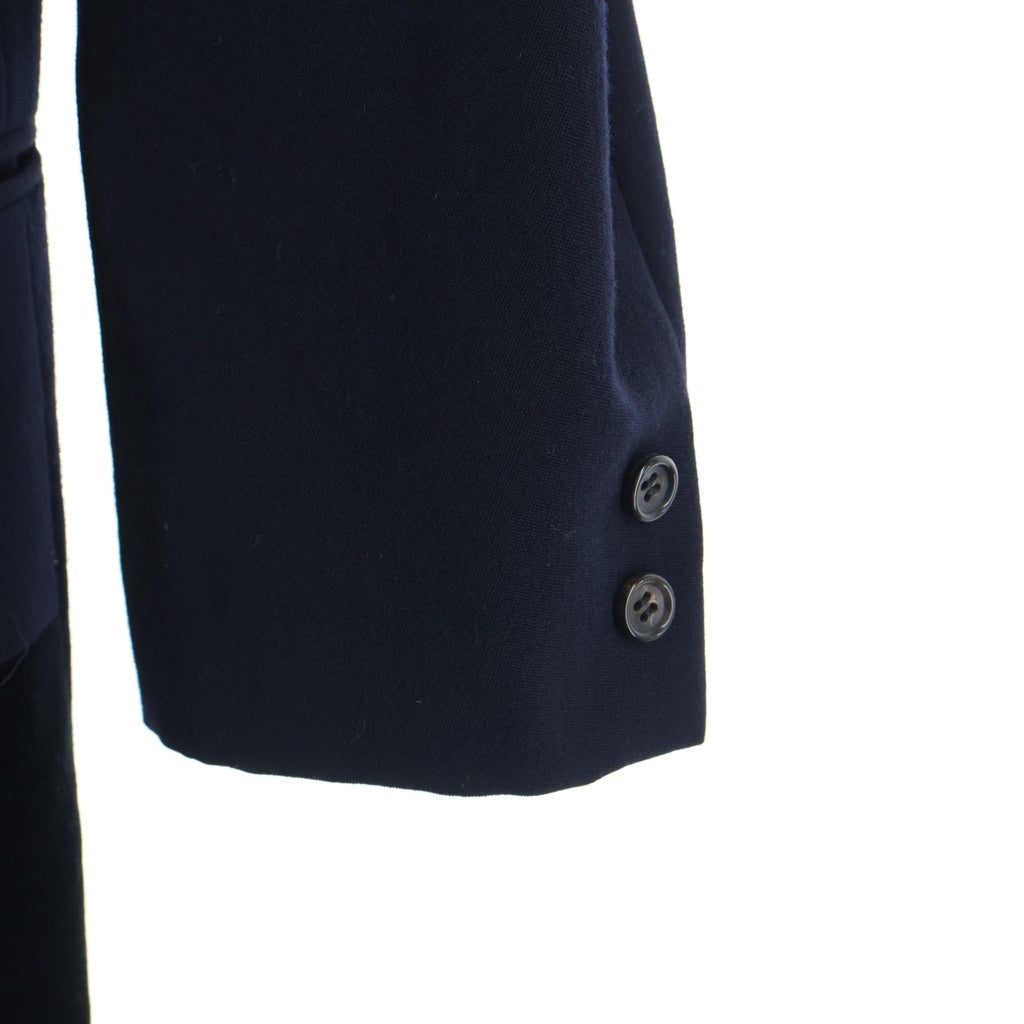 COMME des GARCONS(コムデギャルソン) 88AW archive 裾ベロア切り替え テーラードジャケット AD1988 GJー05071M ネイビー レディース