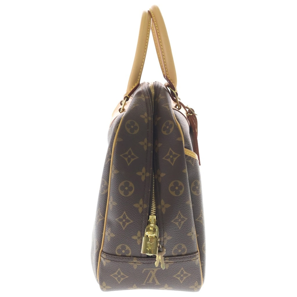 LOUIS VUITTON(ルイヴィトン) モノグラム ドーヴィル PVC レザー ハンドバッグ M47270 ブラウン レディース