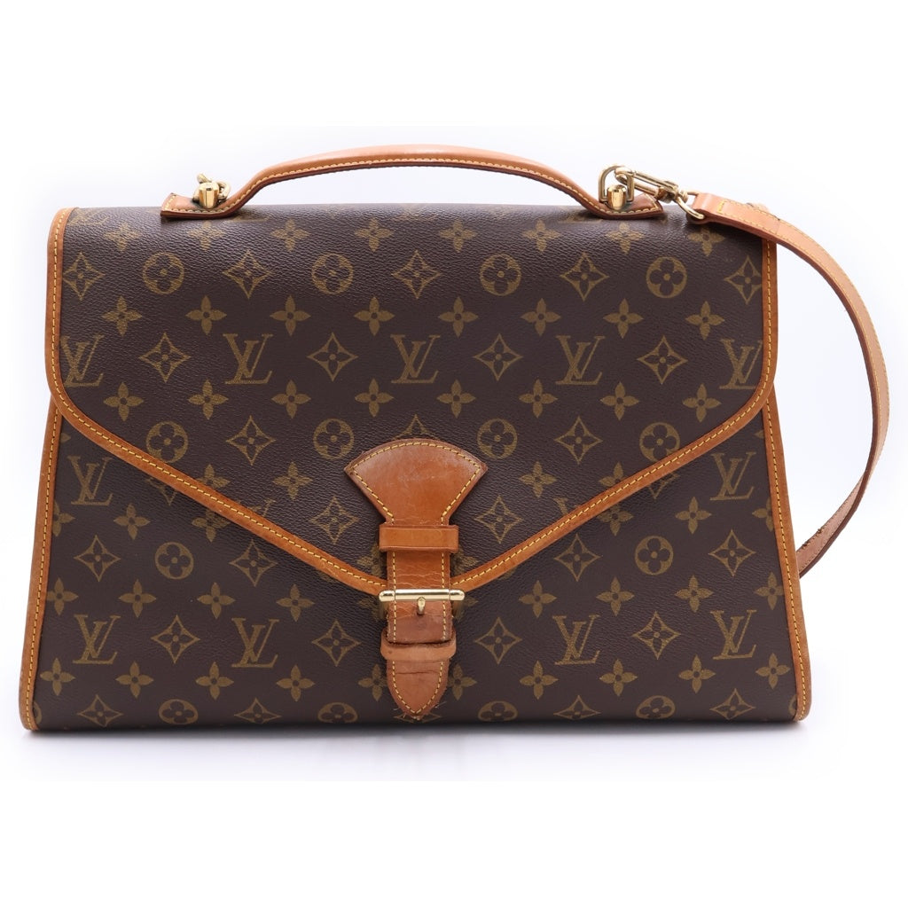 LOUIS VUITTON(ルイヴィトン) モノグラム ビバリー PVC レザー 2WAY ショルダーバッグハンドバッグ ビジネスバッグ M51120 ブラウン