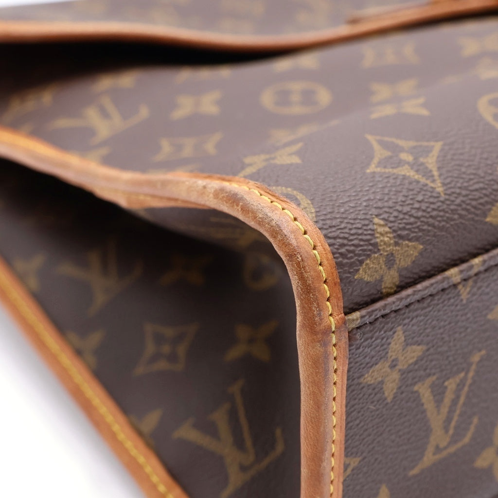 LOUIS VUITTON(ルイヴィトン) モノグラム ビバリー PVC レザー 2WAY ショルダーバッグハンドバッグ ビジネスバッグ M51120 ブラウン
