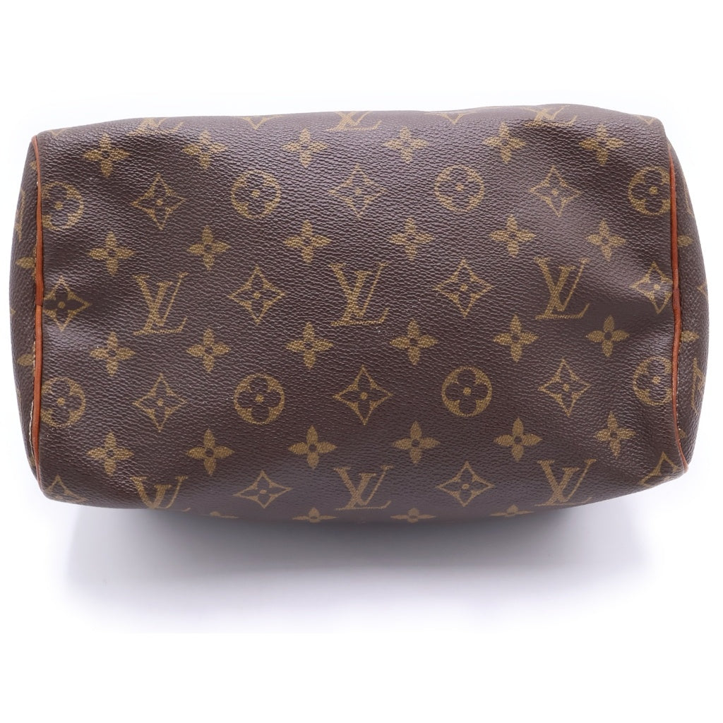 LOUIS VUITTON(ルイヴィトン) モノグラム スピーディ25 PVC レザー ミニボストンバッグ ハンドバッグ M41528 ブラウン レディース