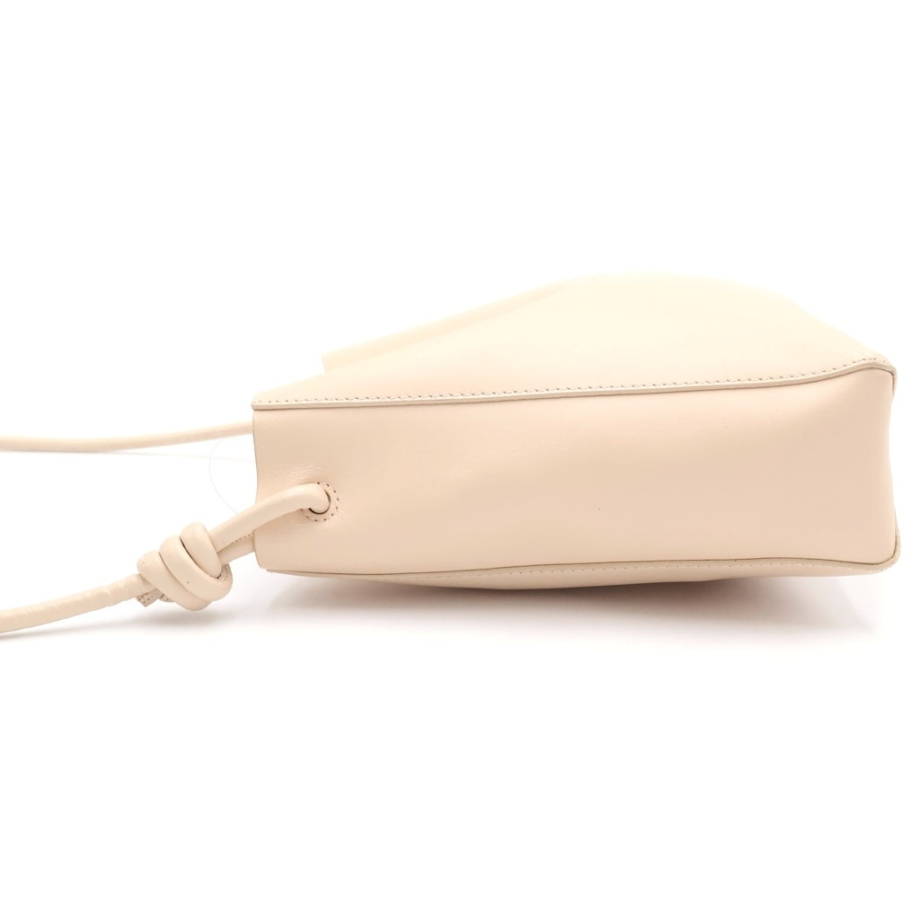 JIL SANDER(ジルサンダー) タングル スモール ショルダーバッグ ミニバッグ ベージュ レザー レディース