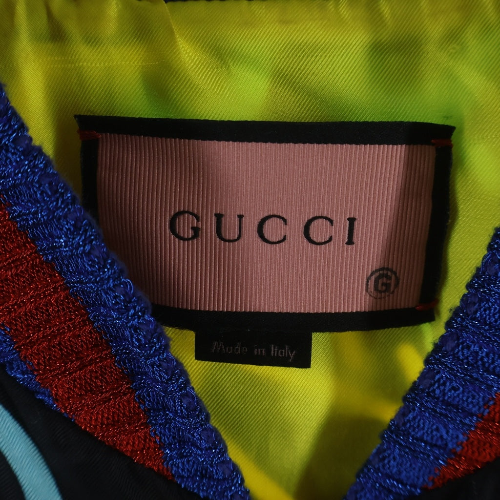 GUCCI(グッチ) GGゴースト シルクジップアップジャケット スカジャン