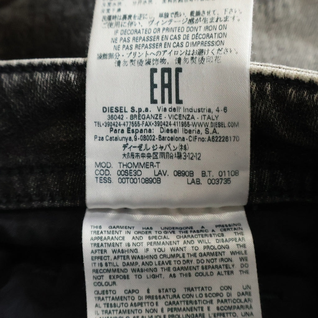 DIESEL(ディーゼル) THOMMER-T JOGG JEANS ジョグジーンズ ダメージ加工デニムパンツ グレー 00SE3D