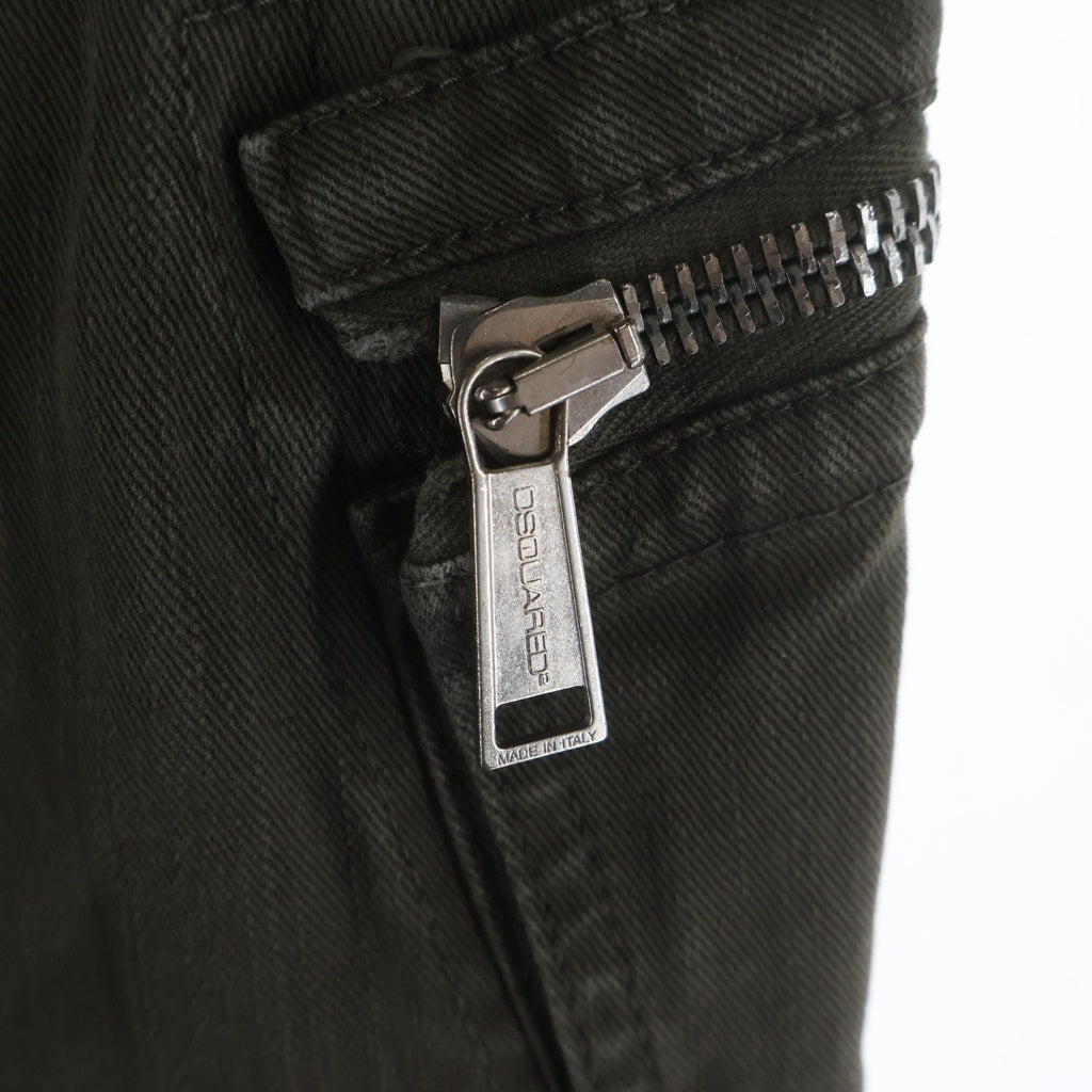 DSQUARED2(ディースクエアード) 11AW デニムパンツ ジーンズ ボタンフライ グリーン S71LA0439