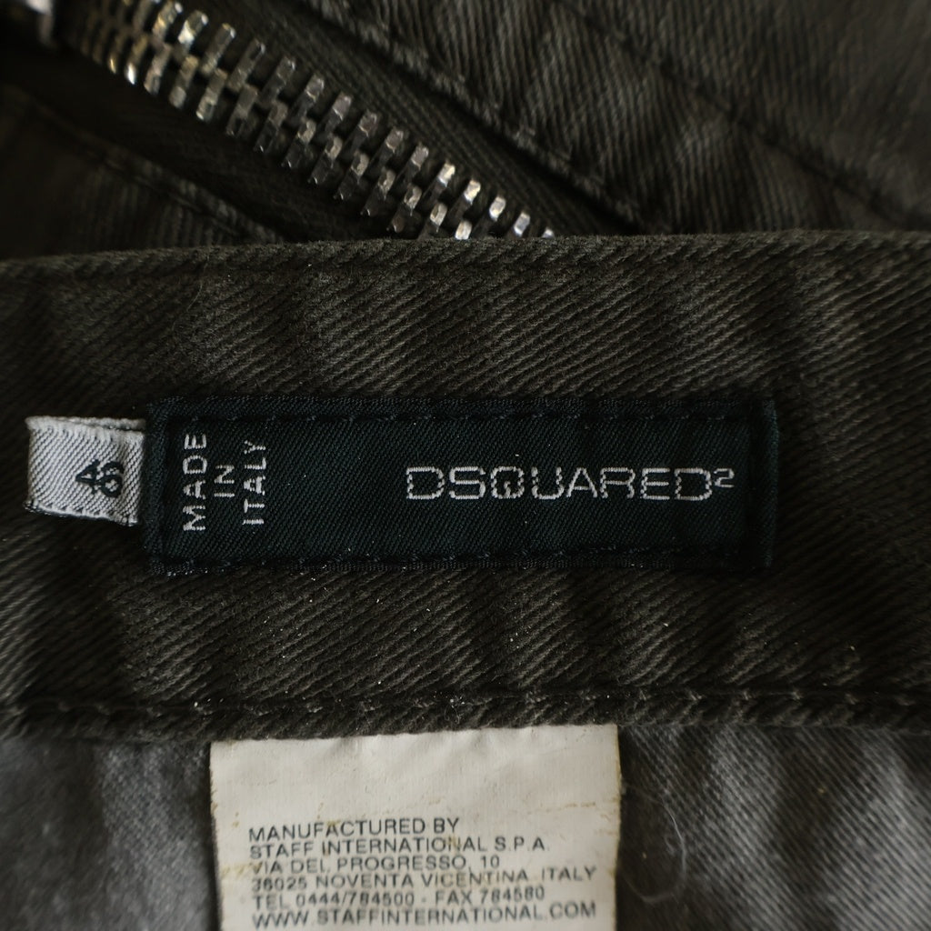 DSQUARED2(ディースクエアード) 11AW デニムパンツ ジーンズ ボタンフライ グリーン S71LA0439