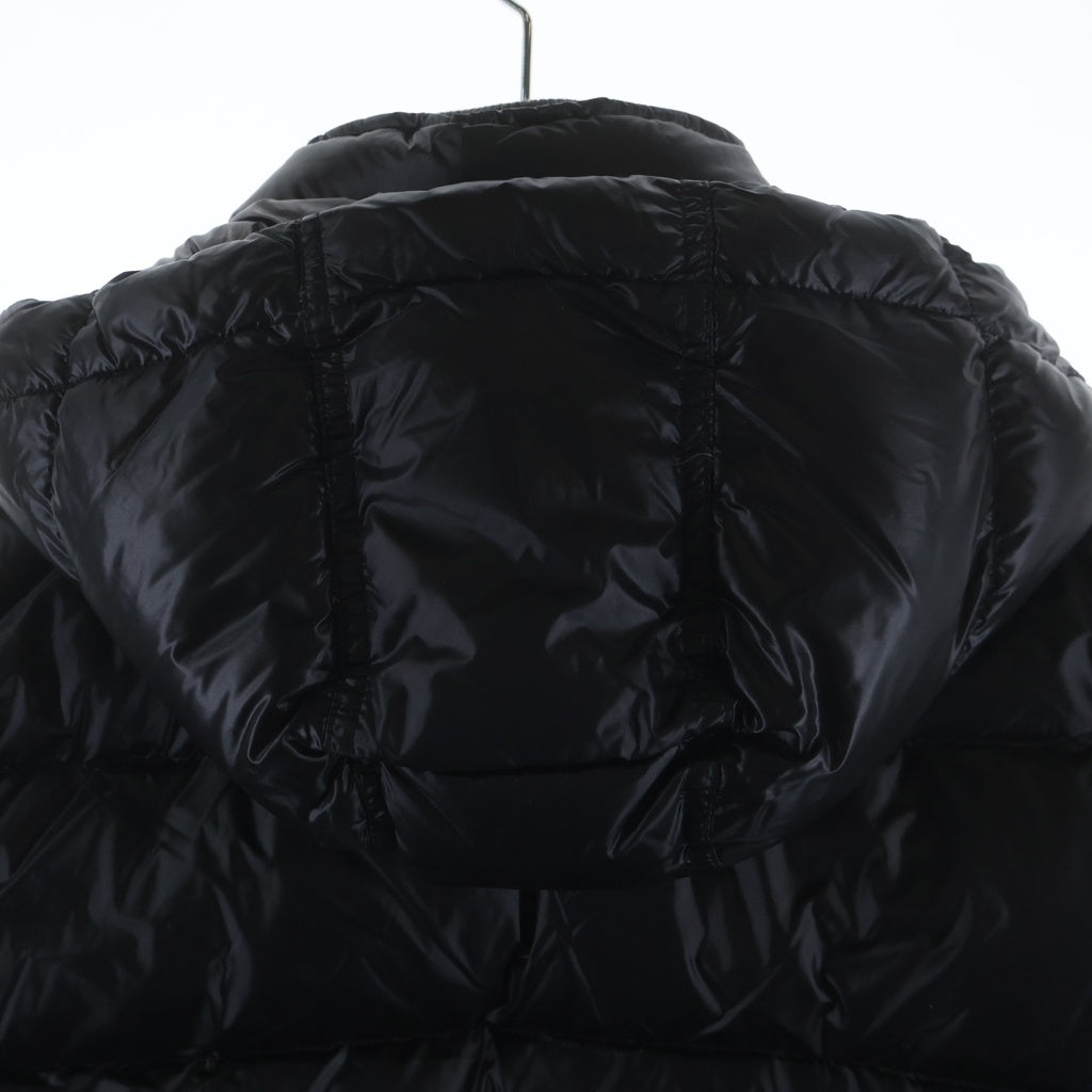 MONCLER(モンクレール) ZIN ダウンジャケット ナイロン レイヤード ジップアップ フード付き ブラック 420914031505
