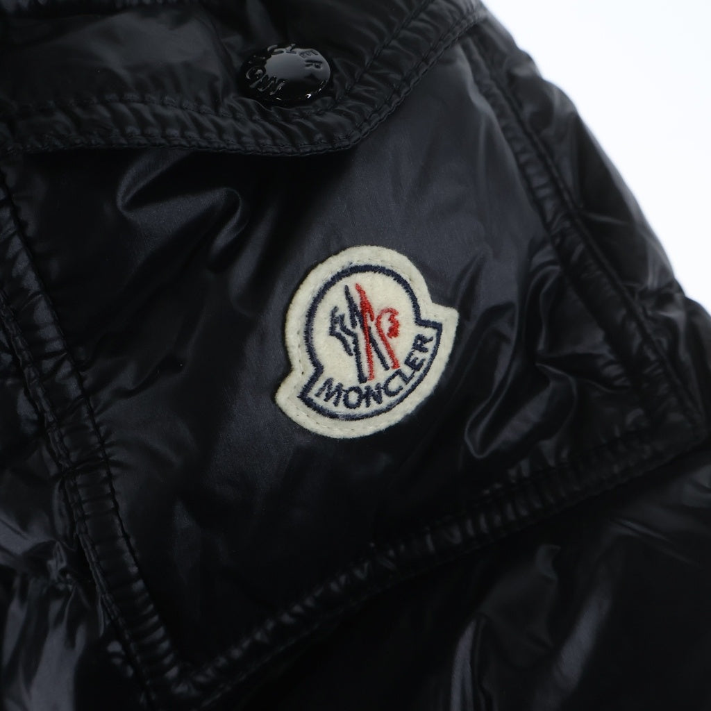 MONCLER(モンクレール) ZIN ダウンジャケット ナイロン レイヤード ジップアップ フード付き ブラック 420914031505