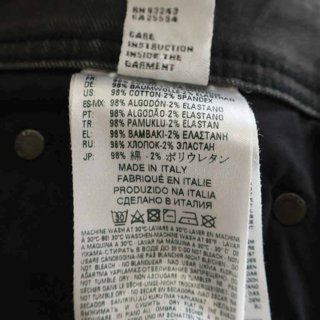 DIESEL(ディーゼル) TEPPHAR L.30 スリム ダメージ加工デニムパンツ ジーンズ スキニー グレー 01463
