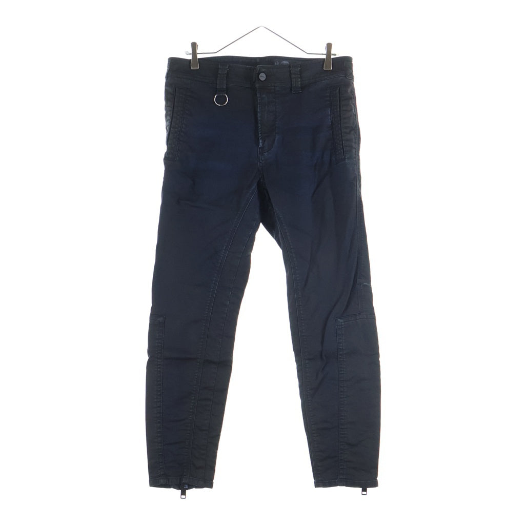 DIESEL(ディーゼル) D-EARBY-NE OGG JEANS ジョグジーンズ デニムパンツ 裾ジップ ブラック/ブルー 01372