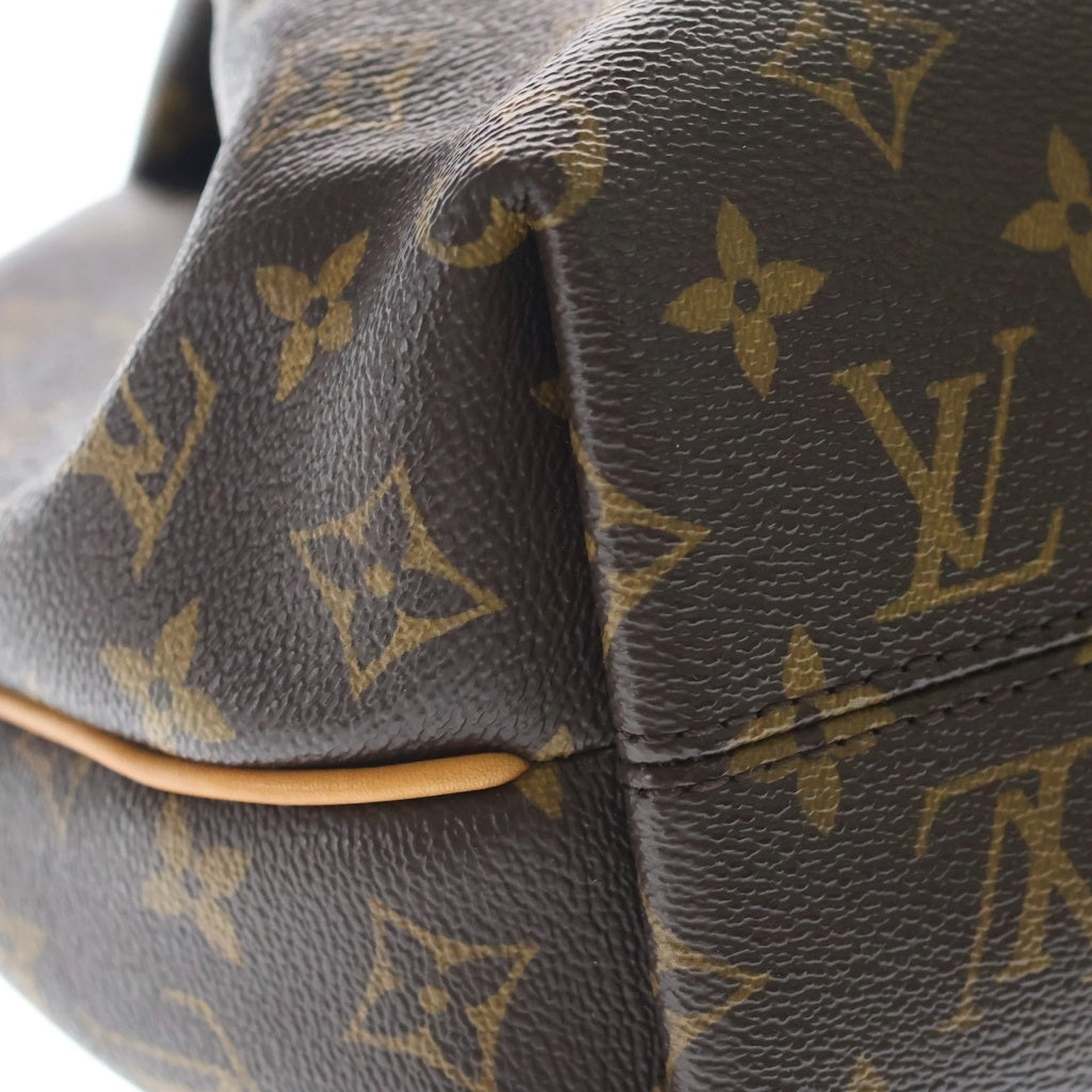 LOUIS VUITTON(ルイヴィトン) モノグラム テュレンPM 2WAYバッグ ハンドバッグ ショルダーバッグ ブラウン レザー×PVC M48813 ゴールド金具 レディース