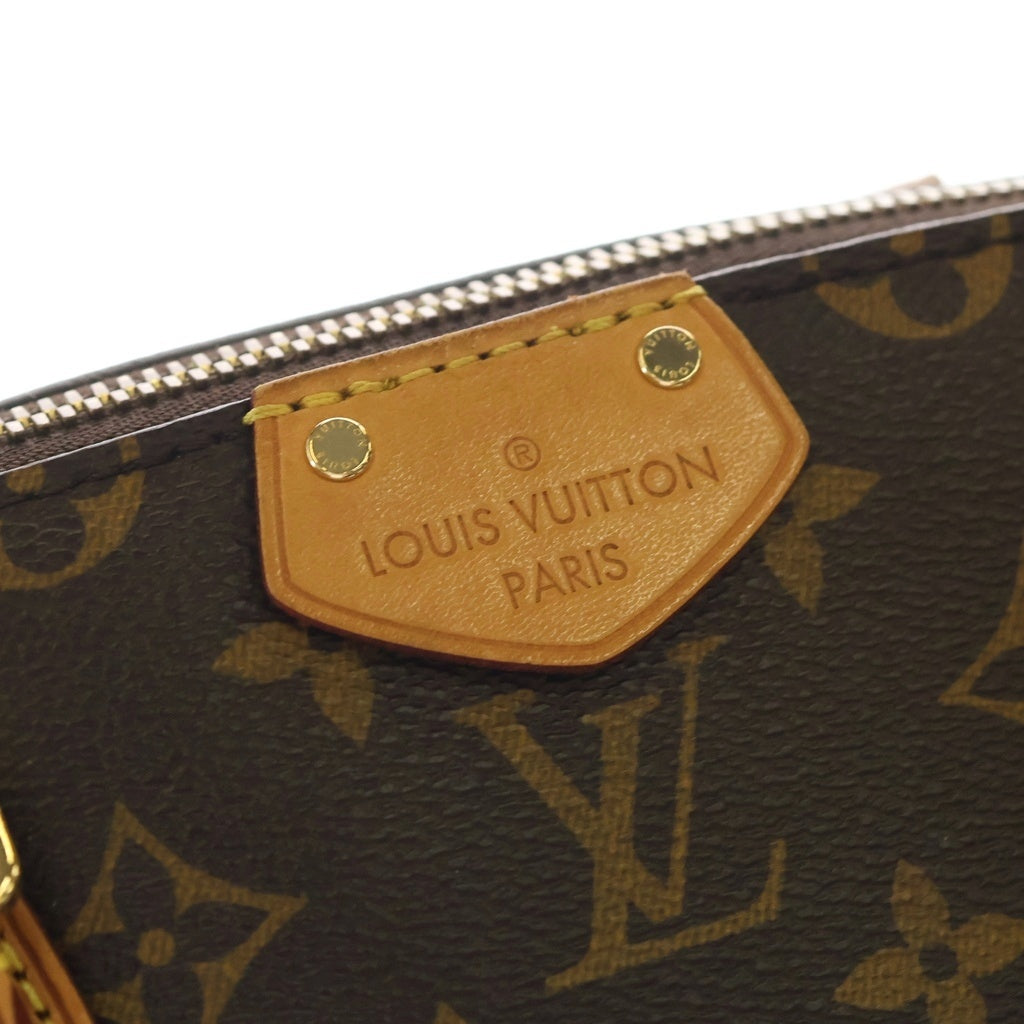 LOUIS VUITTON(ルイヴィトン) モノグラム テュレンPM 2WAYバッグ ハンドバッグ ショルダーバッグ ブラウン レザー×PVC M48813 ゴールド金具 レディース