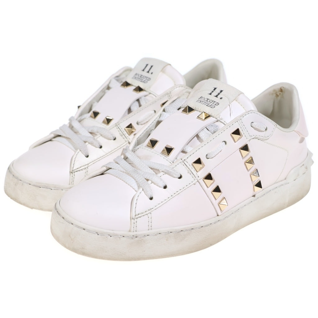 VALENTINO(ヴァレンティノ) ロックスタッズ ローカットスニーカー シューズ ホワイト SZA01W2 レディース