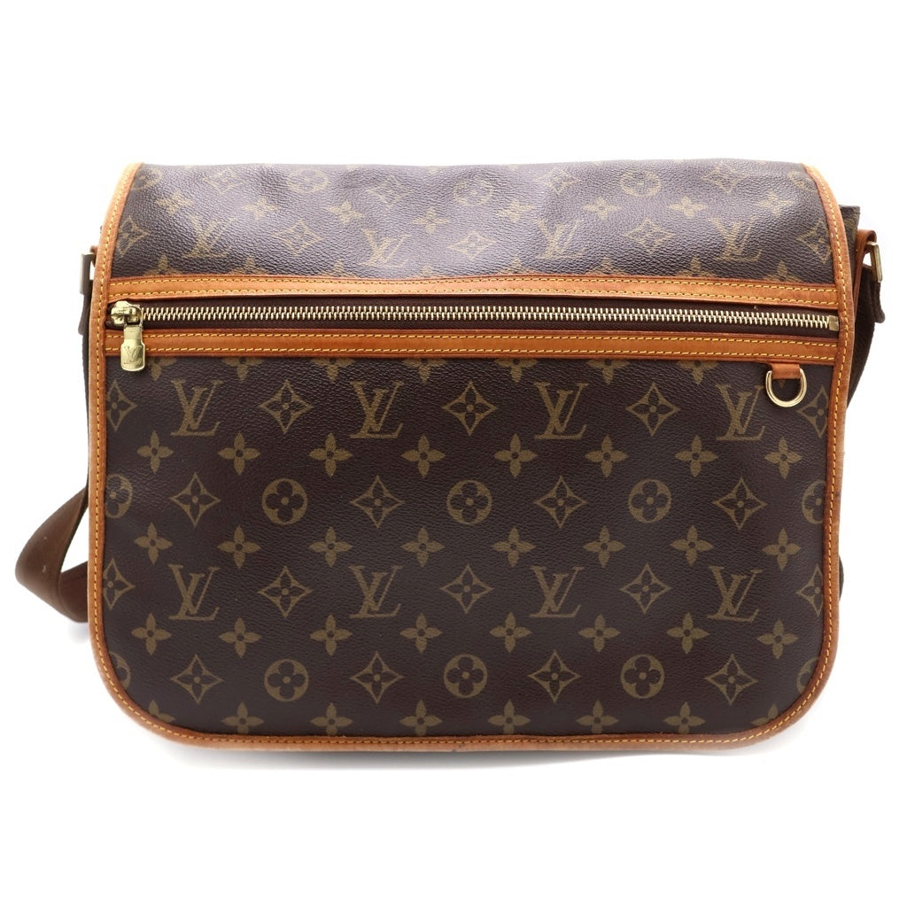 LOUIS VUITTON(ルイヴィトン) モノグラム メッセンジャーボスフォールGM ショルダーバッグ ブラウン レザー×PVC M40105 ゴールド金具