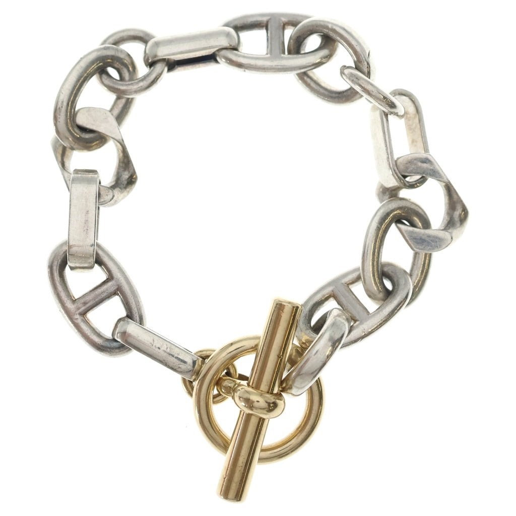 HERMES エルメス 00s VINTAGE Area Bracelet PM YG MIX アレア イエローゴールドコンビ ブレスレット シルバー/イエローゴールド HERMES(エルメス) 00s VINTAGE Area Bracelet PM YG MIX アレア
