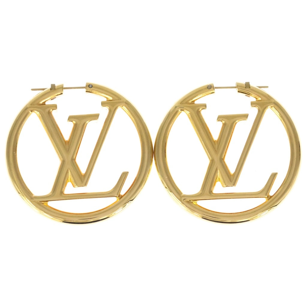 LOUIS VUITTON(ルイヴィトン) ピアス・フープ ルイーズ フープピアス ゴールド GP M64288 レディース