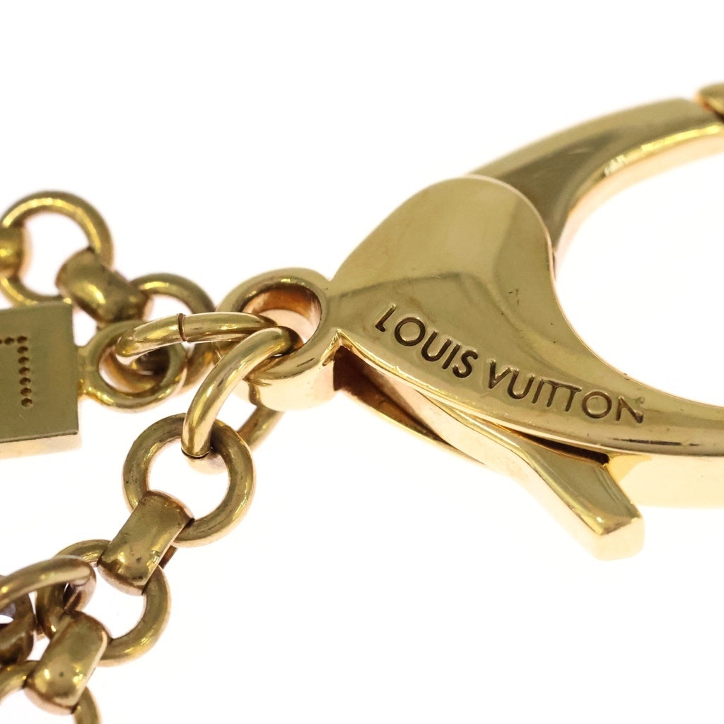LOUIS VUITTON(ルイヴィトン) フラワービジュー サック タパージュ バッグチャーム キーホルダー M65722 ゴールド/シルバー レディース