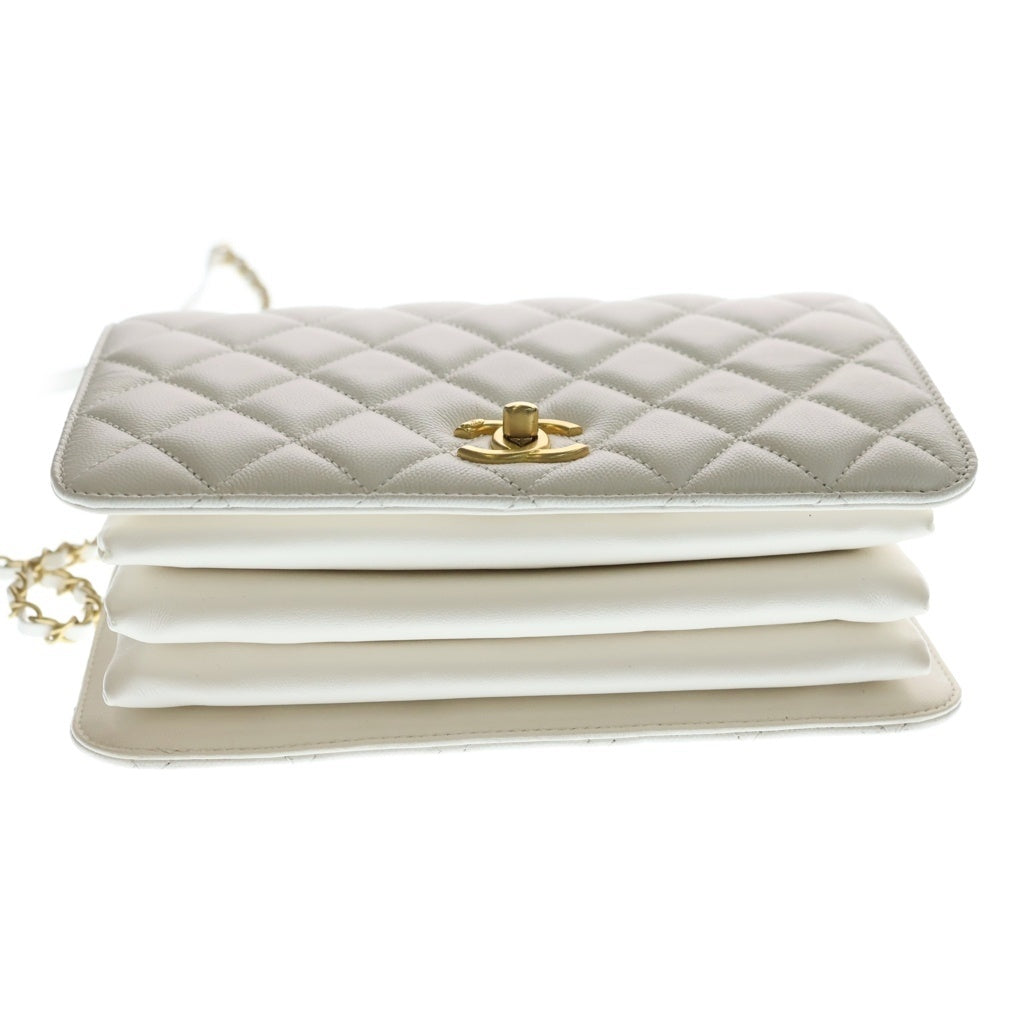 CHANEL(シャネル) マトラッセ フルフラップ 2wayチェーンショルダー