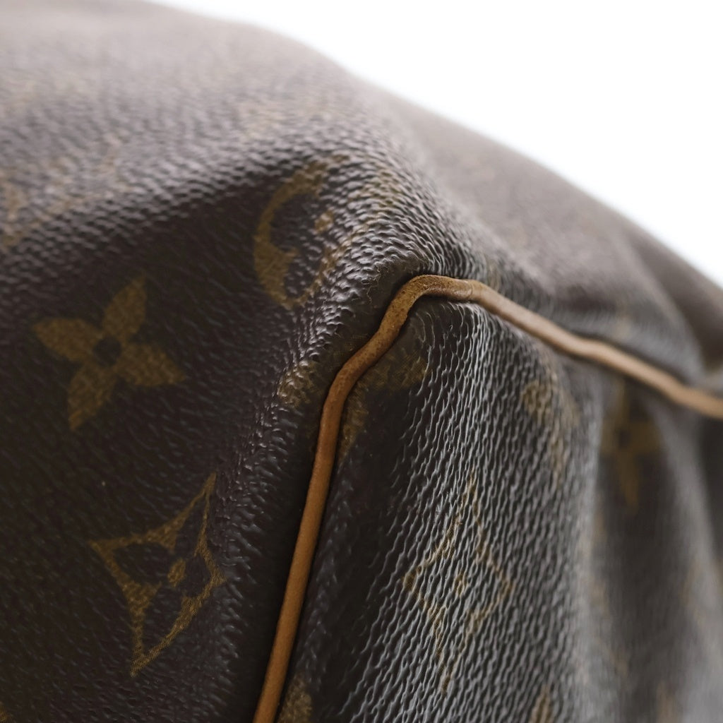 LOUIS VUITTON(ルイヴィトン) モノグラム キーポル50 トラベルバッグ ハンドバッグ ボストンバッグ ブラウン レザー×PVC M41426 ゴールド金具