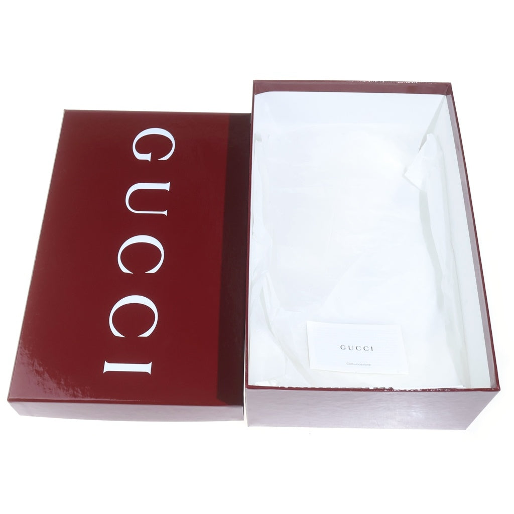 GUCCI(グッチ) ホースビット スエードレザー ローファー シューズ ブラック レディース