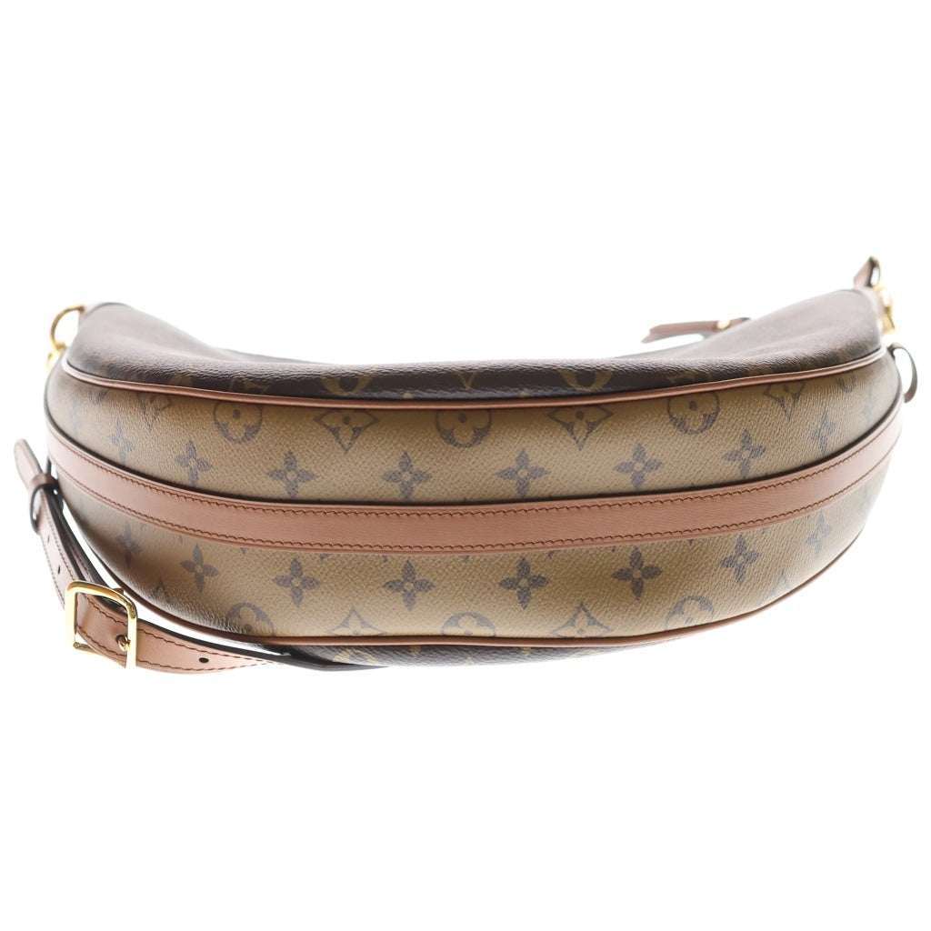 LOUIS VUITTON(ルイヴィトン) モノグラム リバース ループホーボー PVC レザー 2WAY チェーン ハンドバッグ ショルダーバッグ M46311 ICタイプ ブラウン レディース