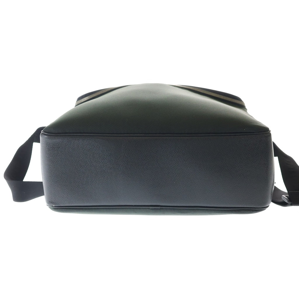 LOUIS VUITTON(ルイヴィトン) タイガ タイミール ショルダーバッグ ブラック×グリーン レザー M30862 シルバー金具 レディース