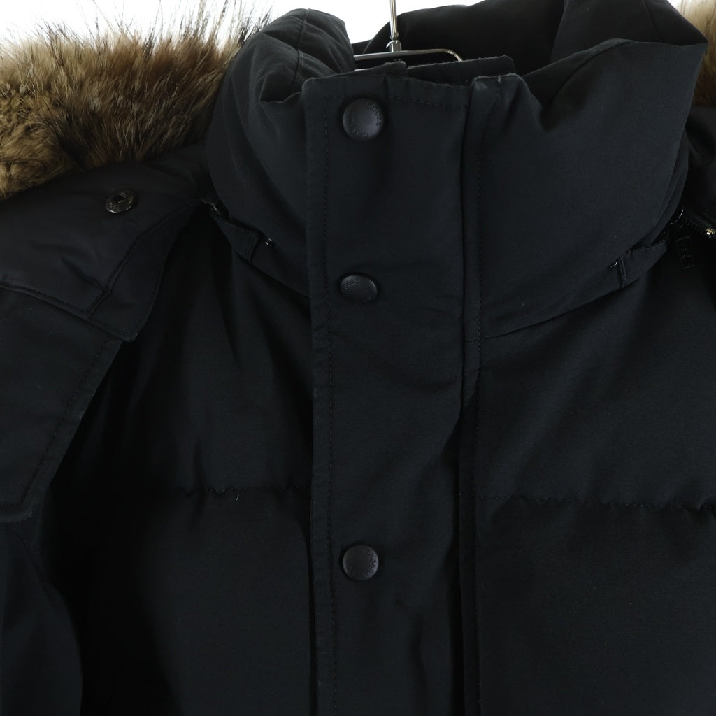 CANADA GOOSE(カナダグース) WYNDHAM PARKA ウィンダムパーカー ダウンジャケット フード付き ファー ワッペン ブラック 3808MA