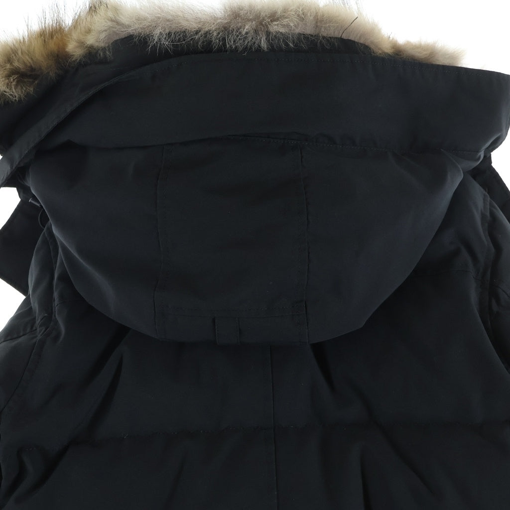CANADA GOOSE(カナダグース) WYNDHAM PARKA ウィンダムパーカー ダウンジャケット フード付き ファー ワッペン ブラック 3808MA
