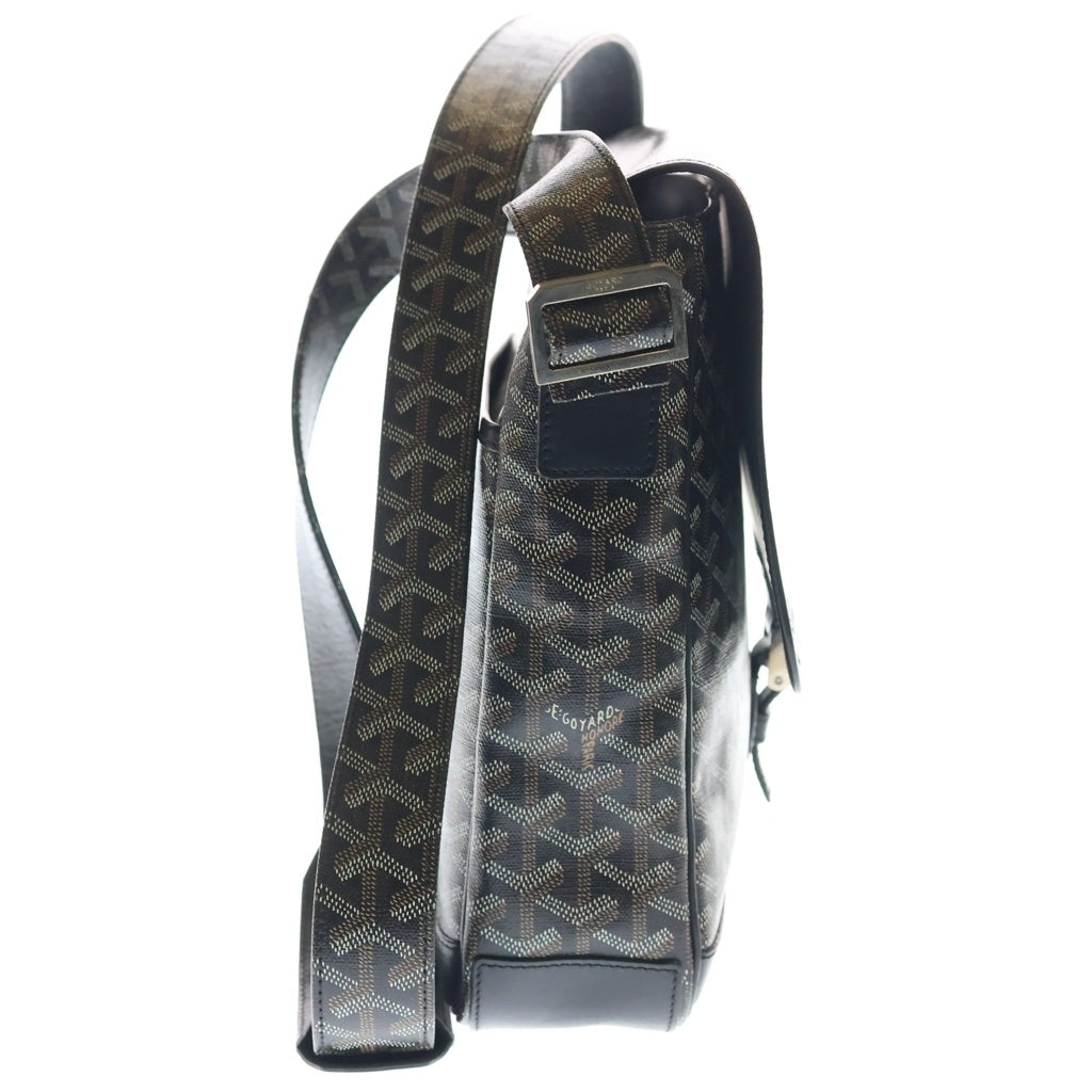 GOYARD(ゴヤール) グランブルーMM PVC レザー ショルダーバッグ メッセンジャーバッグ ブラック/ブラウン レディース