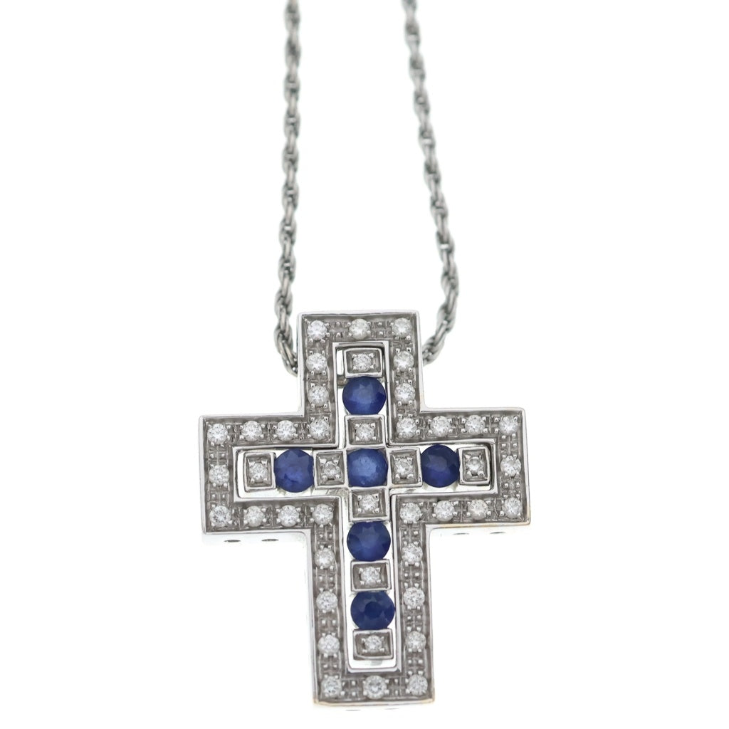 DAMIANI(ダミアーニ) ベルエポック S サファイア メレダイヤ ダイヤモンド Au750 K18WG ネックレス 20073461 ホワイトゴールド レディース