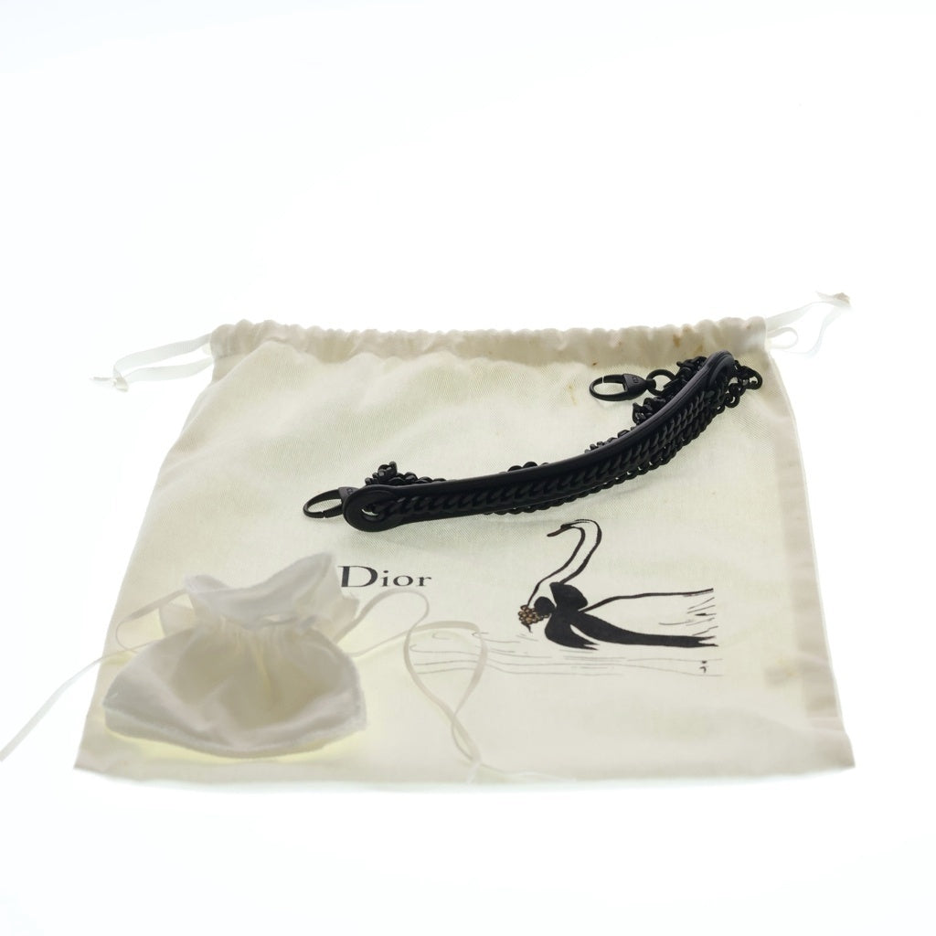 DIOR(ディオール) レディディオール ミニ ウルトラマット 2WAYバッグ ハンドバッグ ショルダーバッグ ブラック レザー ブラック金具 レディース