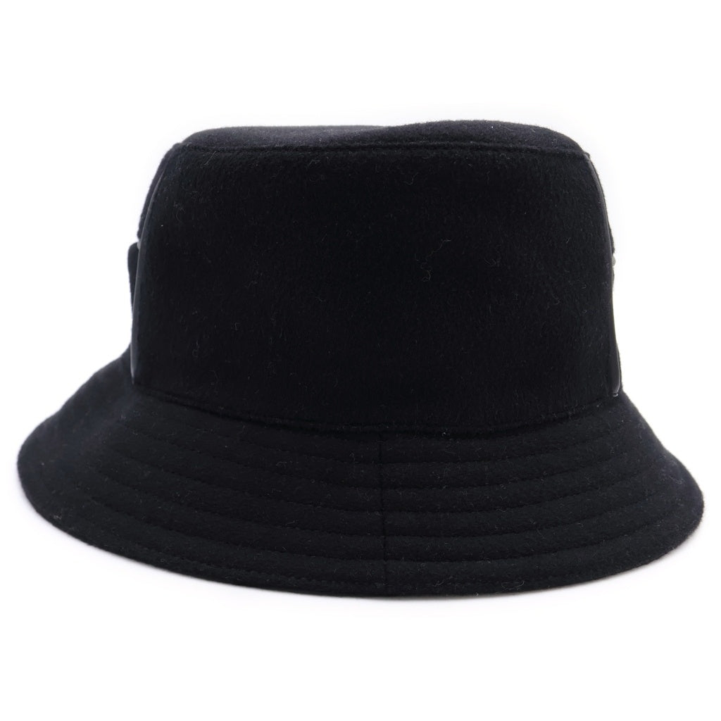 HERMES(エルメス) ラウル ライン カシミヤ バケットハット ハット 帽子 #58 ブラック