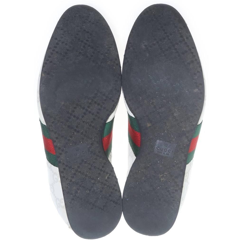 GUCCI(グッチ) GG シェリーライン レザー ローカットシューズ スニーカー アイボリー 138169
